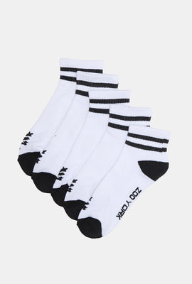 Zoo York Mens 5-Pack Ankle Socks