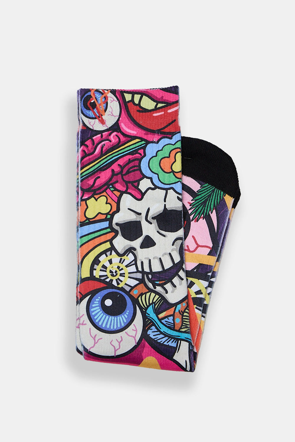 Zoo York Eyeballs & Skulls Printed Crew Socks Zoo York Eyeballs & Skulls Printed Crew Socks