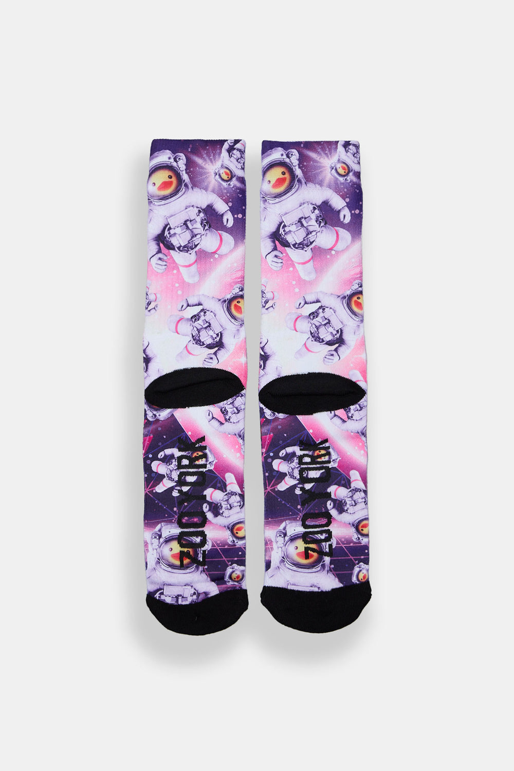 Zoo York Astronaut Ducks Printed Crew Socks Zoo York Astronaut Ducks Printed Crew Socks