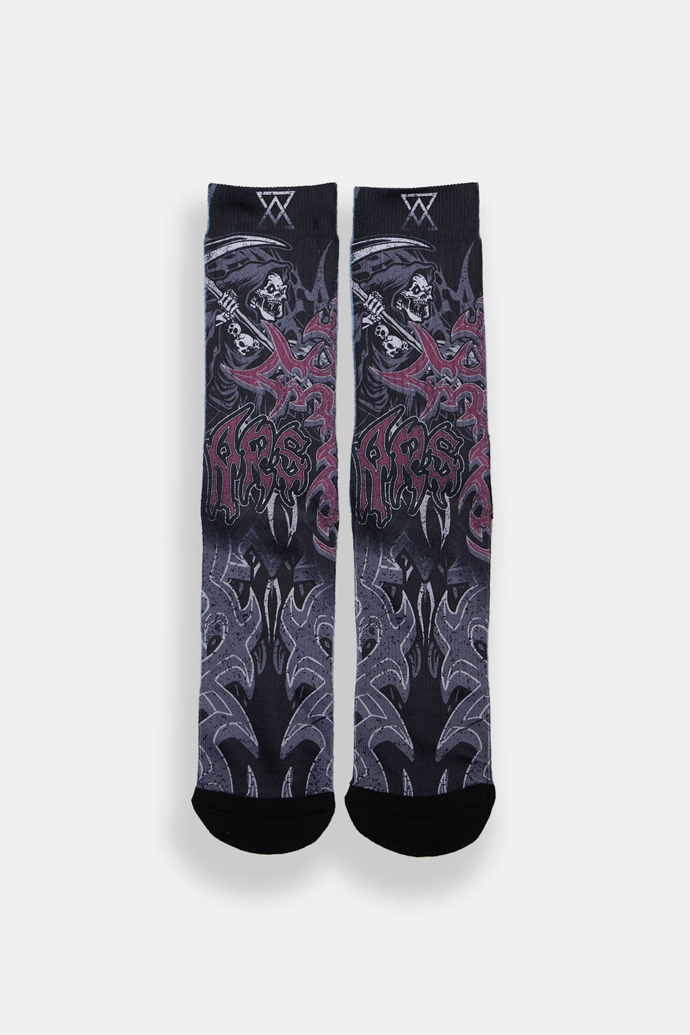 Arsenic Grim Reaper Printed Crew Socks Arsenic Grim Reaper Printed Crew Socks