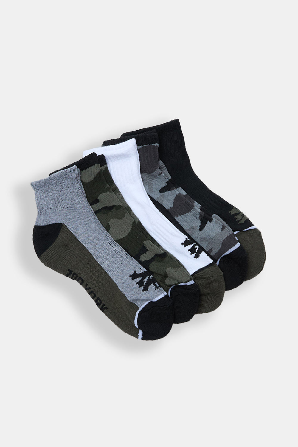 5 paires de chaussettes courtes camouflage Zoo York 5 paires de chaussettes courtes camouflage Zoo York