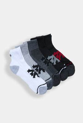 5 paires de chaussettes courtes à logos Zoo York