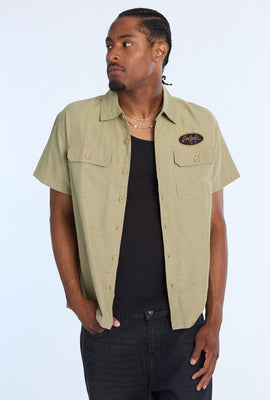 Chemise en sergé avec écusson ovale Zoo York homme