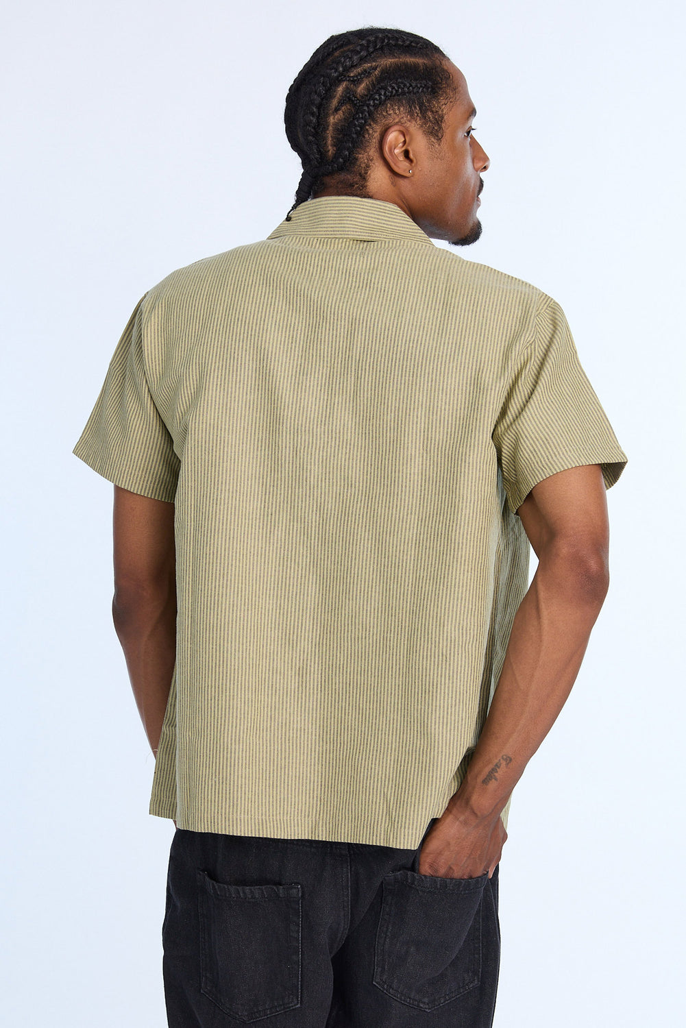 Chemise en sergé avec écusson ovale Zoo York homme Chemise en sergé avec écusson ovale Zoo York homme