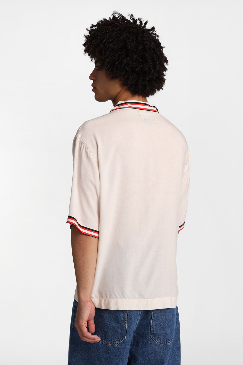 Arsenic Tiger & Rose Graphic Button-Up Shirt Arsenic Tiger & Rose Graphic Button-Up Shirt