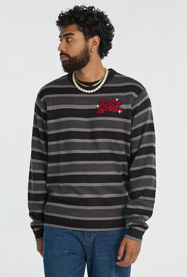 Zoo York Mens Striped Crewneck Sweater