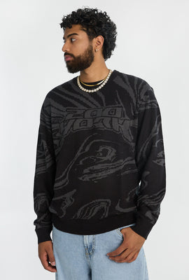 Zoo York Mens Marble Crewneck Sweater