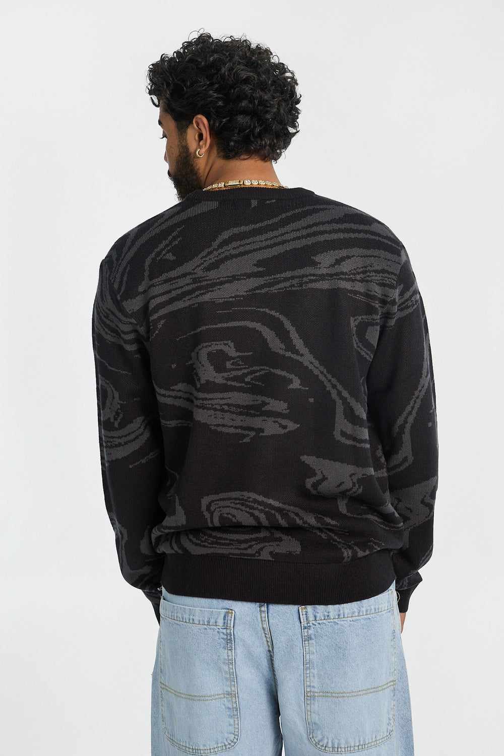 Zoo York Mens Marble Crewneck Sweater Zoo York Mens Marble Crewneck Sweater