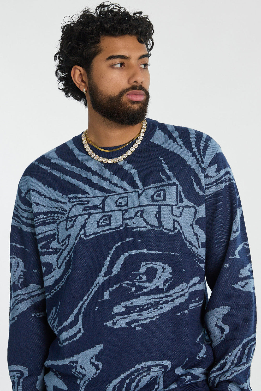 Zoo York Mens Marble Crewneck Sweater Zoo York Mens Marble Crewneck Sweater