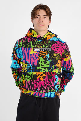Zoo York Graffiti Print Hoodie