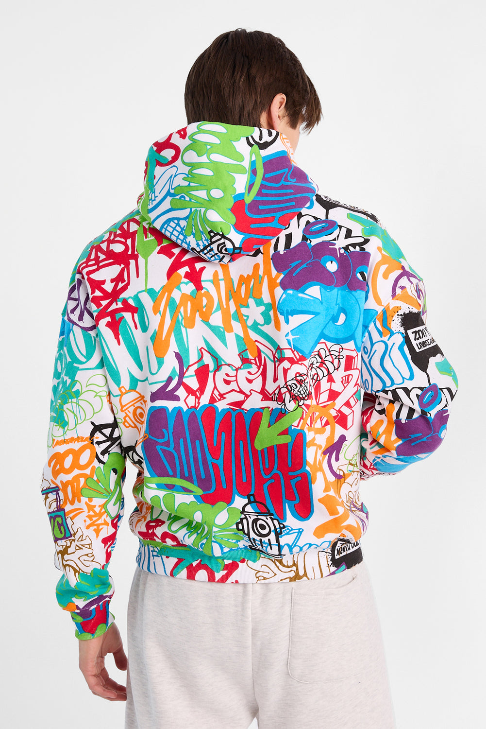 Zoo York Graffiti Print Hoodie Zoo York Graffiti Print Hoodie