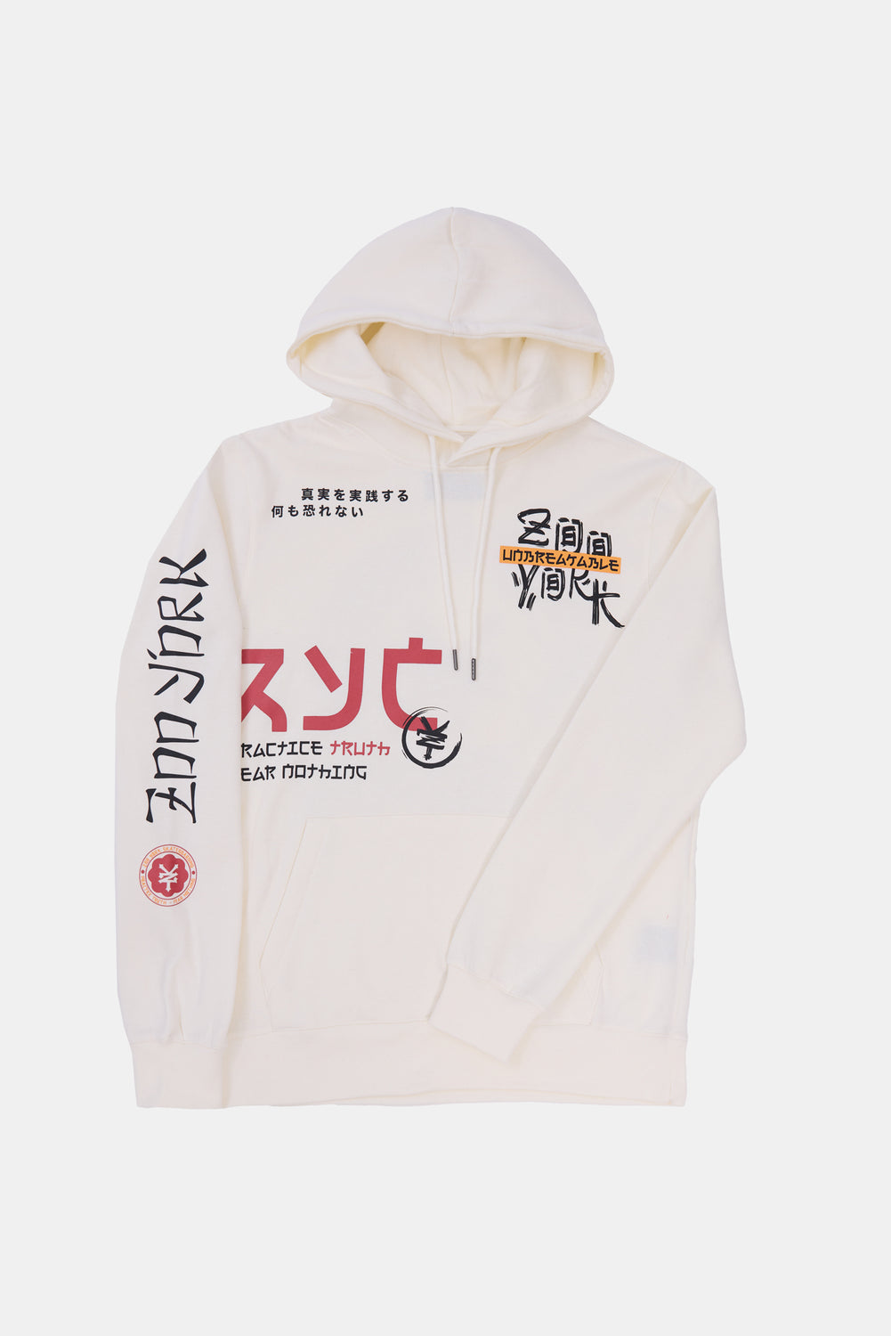 Zoo York Mens Kanji Graphic Hoodie Zoo York Mens Kanji Graphic Hoodie