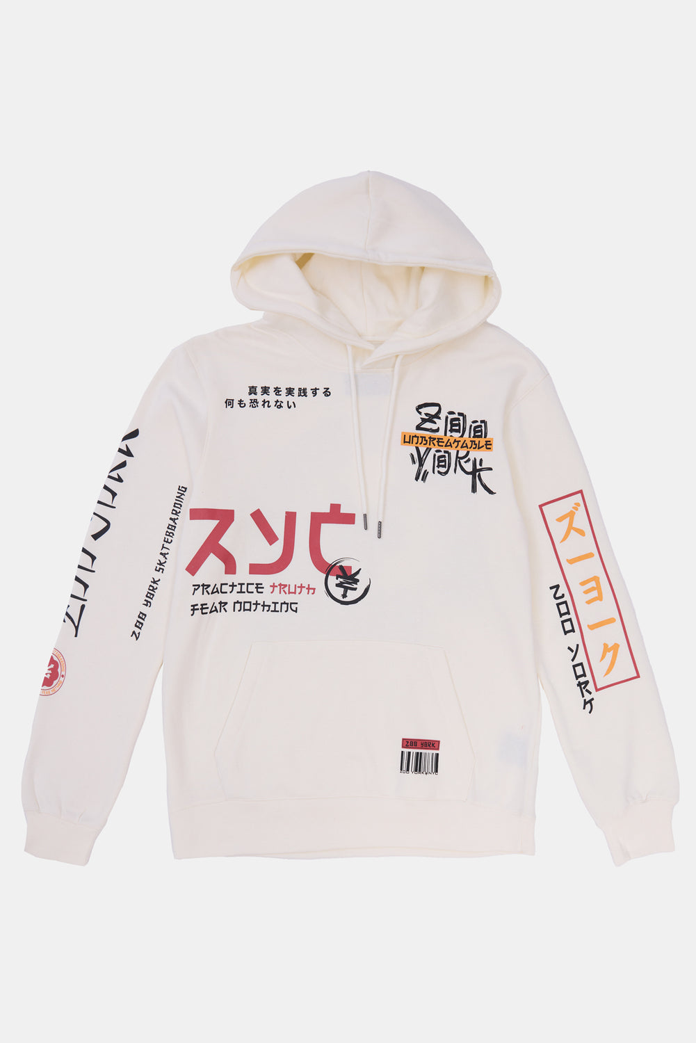 Zoo York Mens Kanji Graphic Hoodie Zoo York Mens Kanji Graphic Hoodie