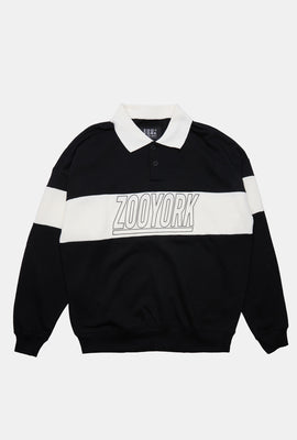 Sweatshirt polo imprimé logo Zoo York homme