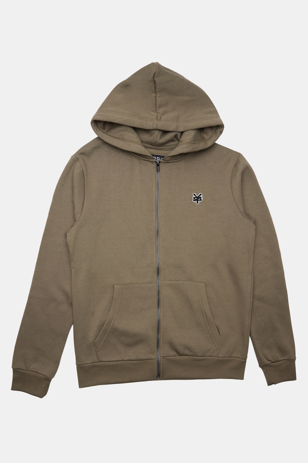 Zoo York Mens Embroidered Logo Zip-Up Hoodie Zoo York Mens Embroidered Logo Zip-Up Hoodie