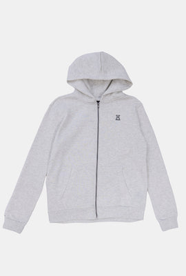 Arsenic Mens Relaxed Zip-Up Hoodie