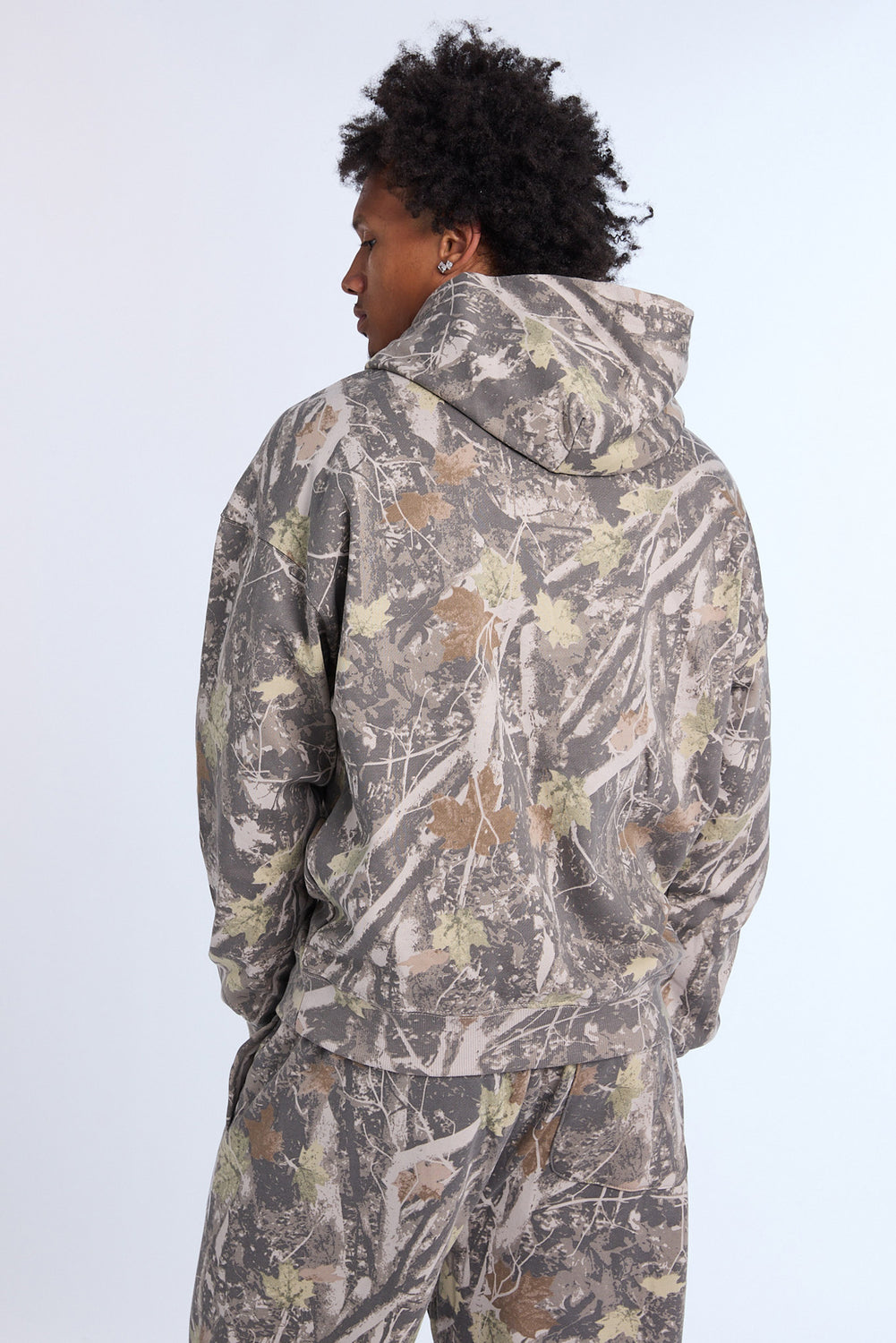 Haut à capuchon camouflage arbres Zoo York homme Haut à capuchon camouflage arbres Zoo York homme