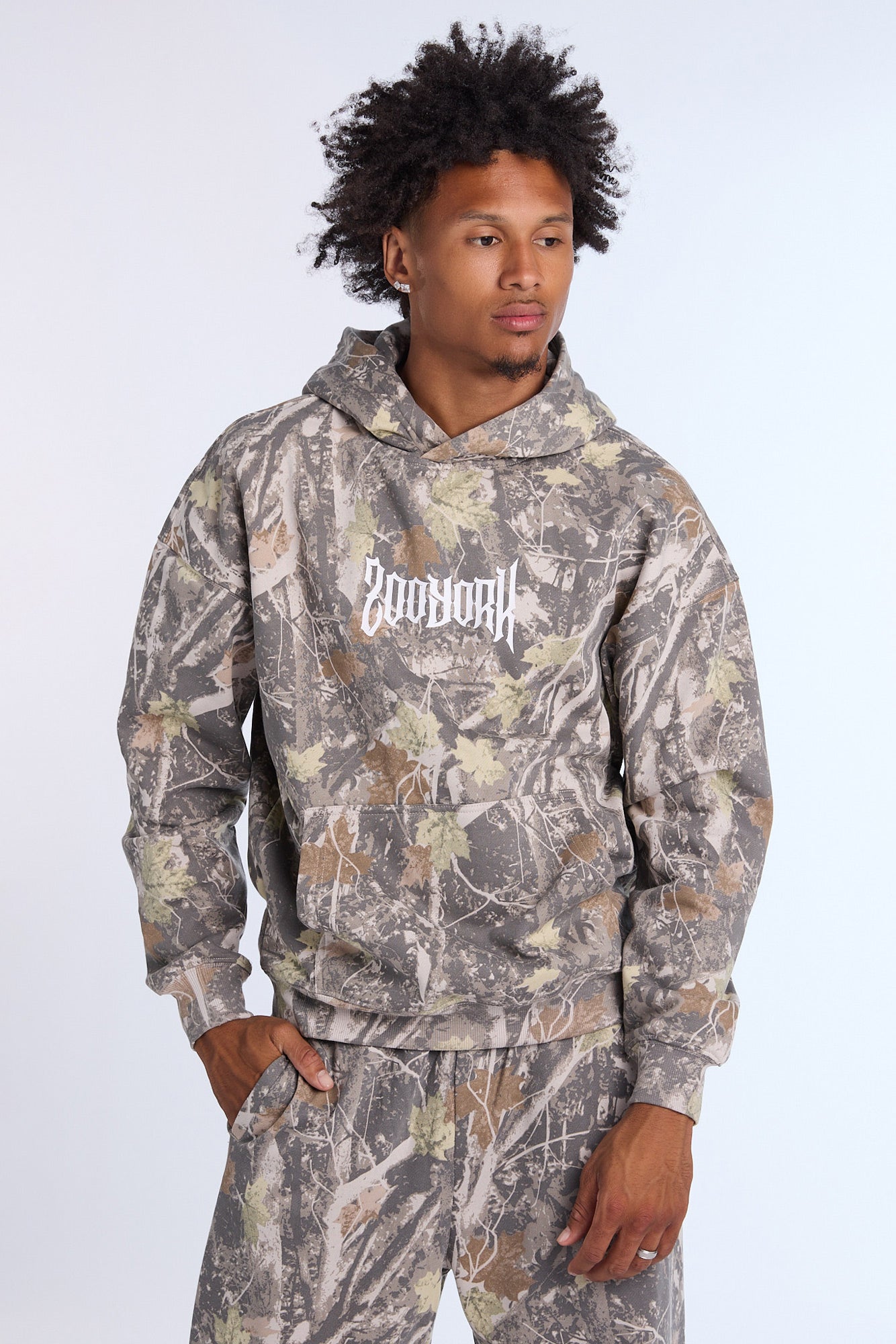 Zoo York Mens Tree Camo Hoodie - /