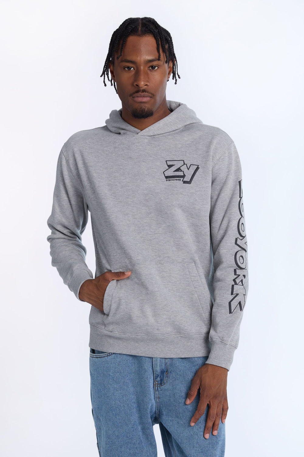 Zoo York Mens Bold Logo Hoodie Zoo York Mens Bold Logo Hoodie