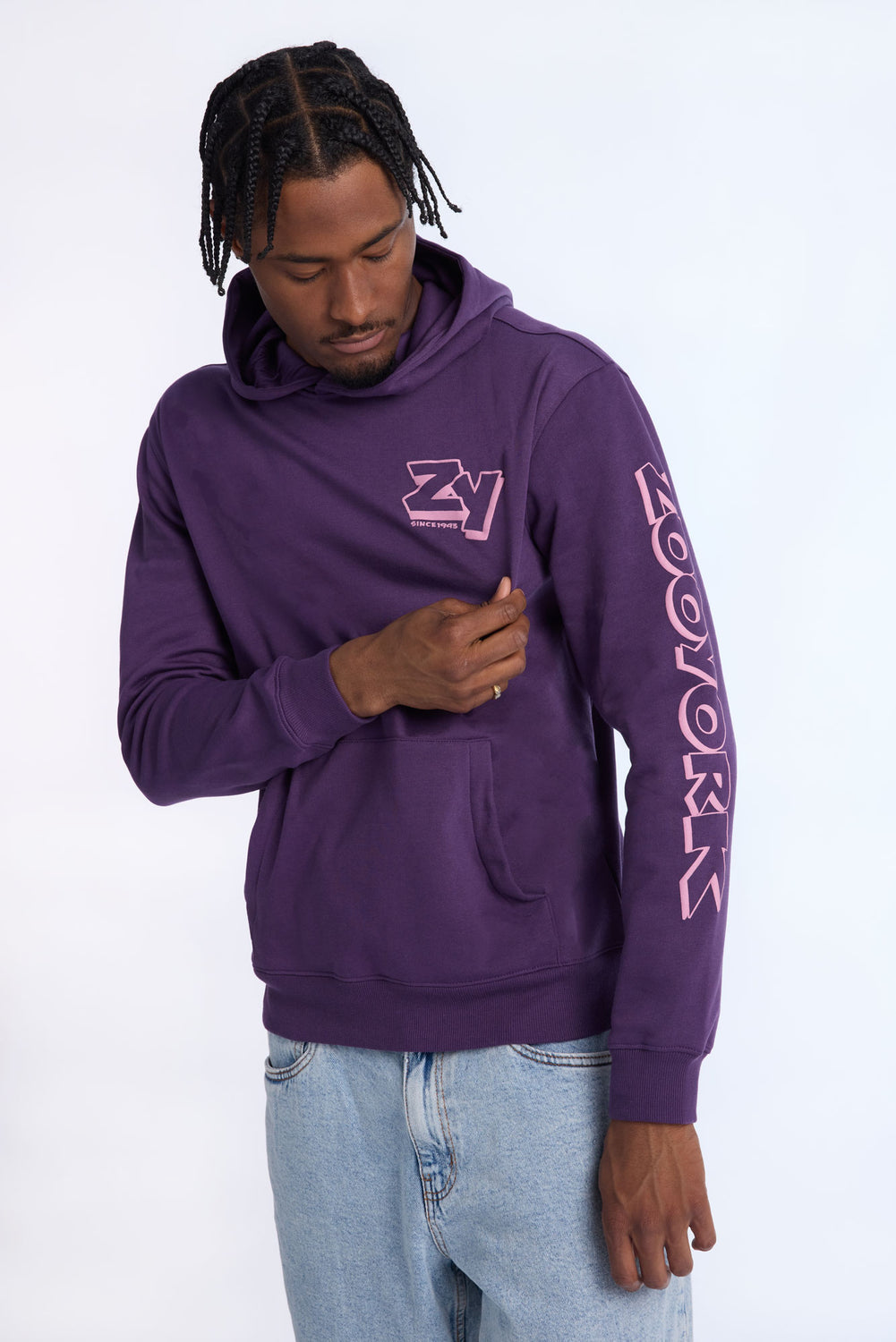 Zoo York Mens Bold Logo Hoodie Zoo York Mens Bold Logo Hoodie