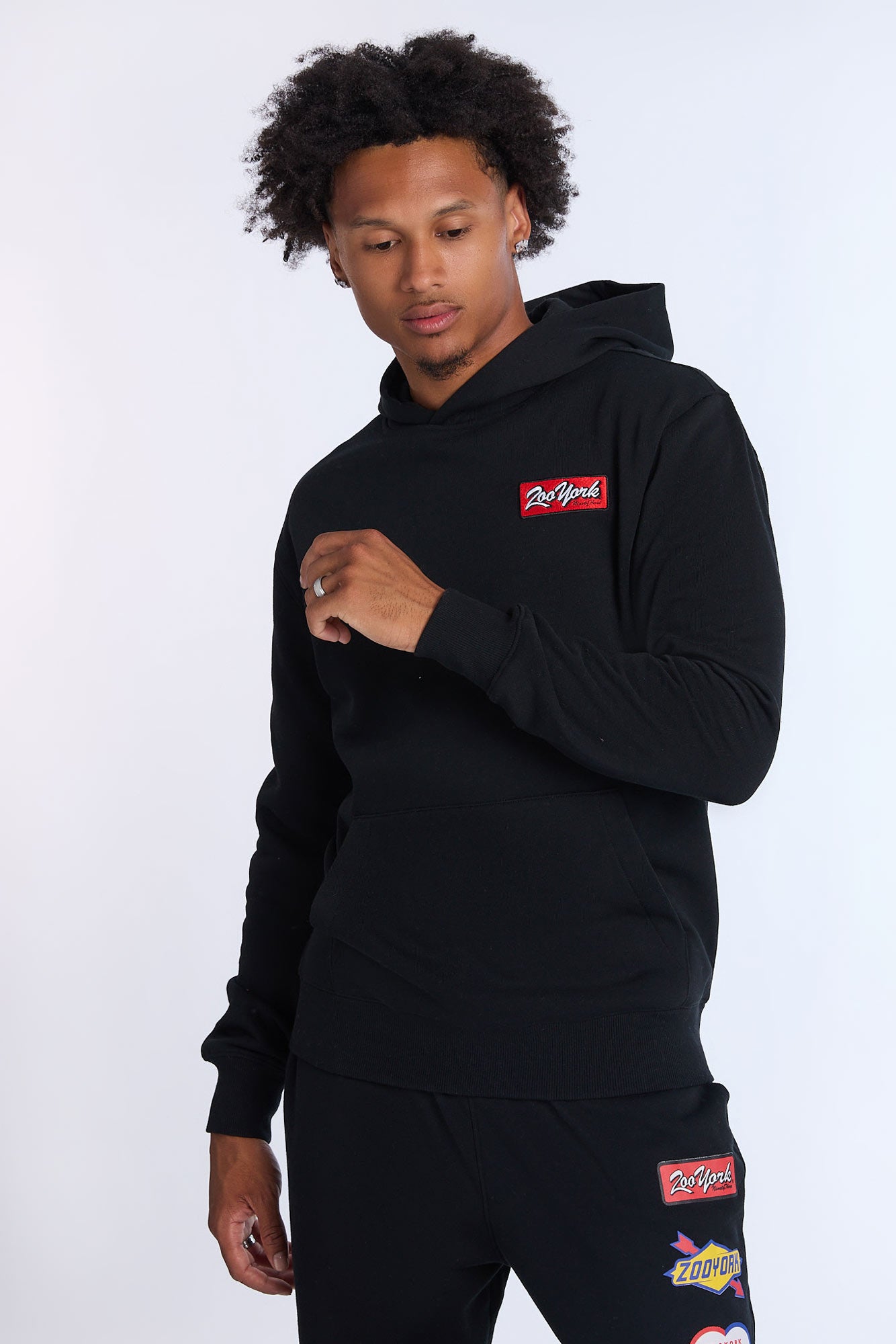 Zoo York Mens Multi Logo Hoodie - /