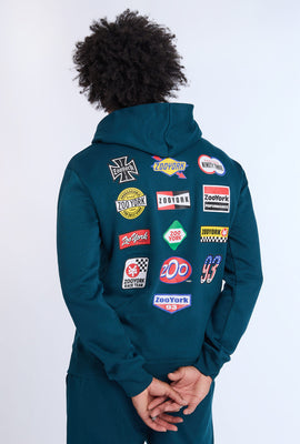 Haut à capuchon à logos multiples Zoo York homme