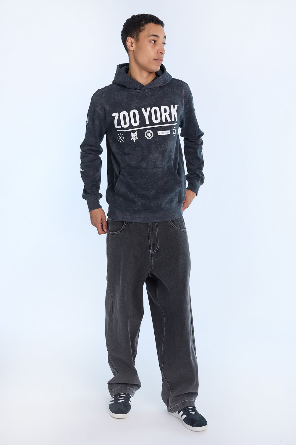 Zoo York Mens Allover Print Hoodie Zoo York Mens Allover Print Hoodie