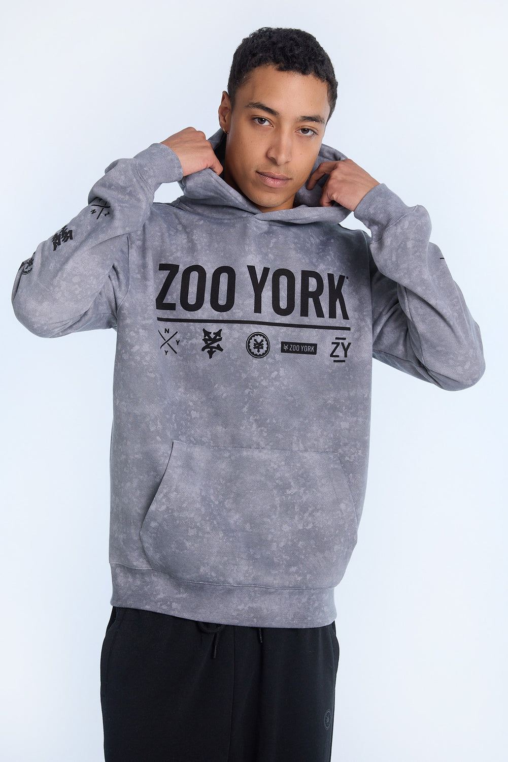 Haut à capuchon imprimé Zoo York homme Haut à capuchon imprimé Zoo York homme