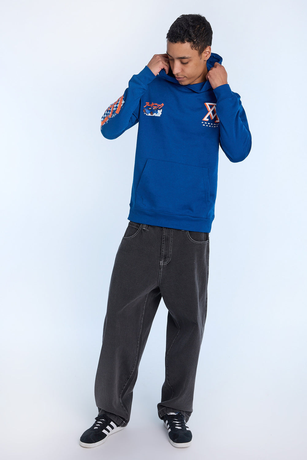Arsenic Mens Racing Graphic Hoodie Arsenic Mens Racing Graphic Hoodie