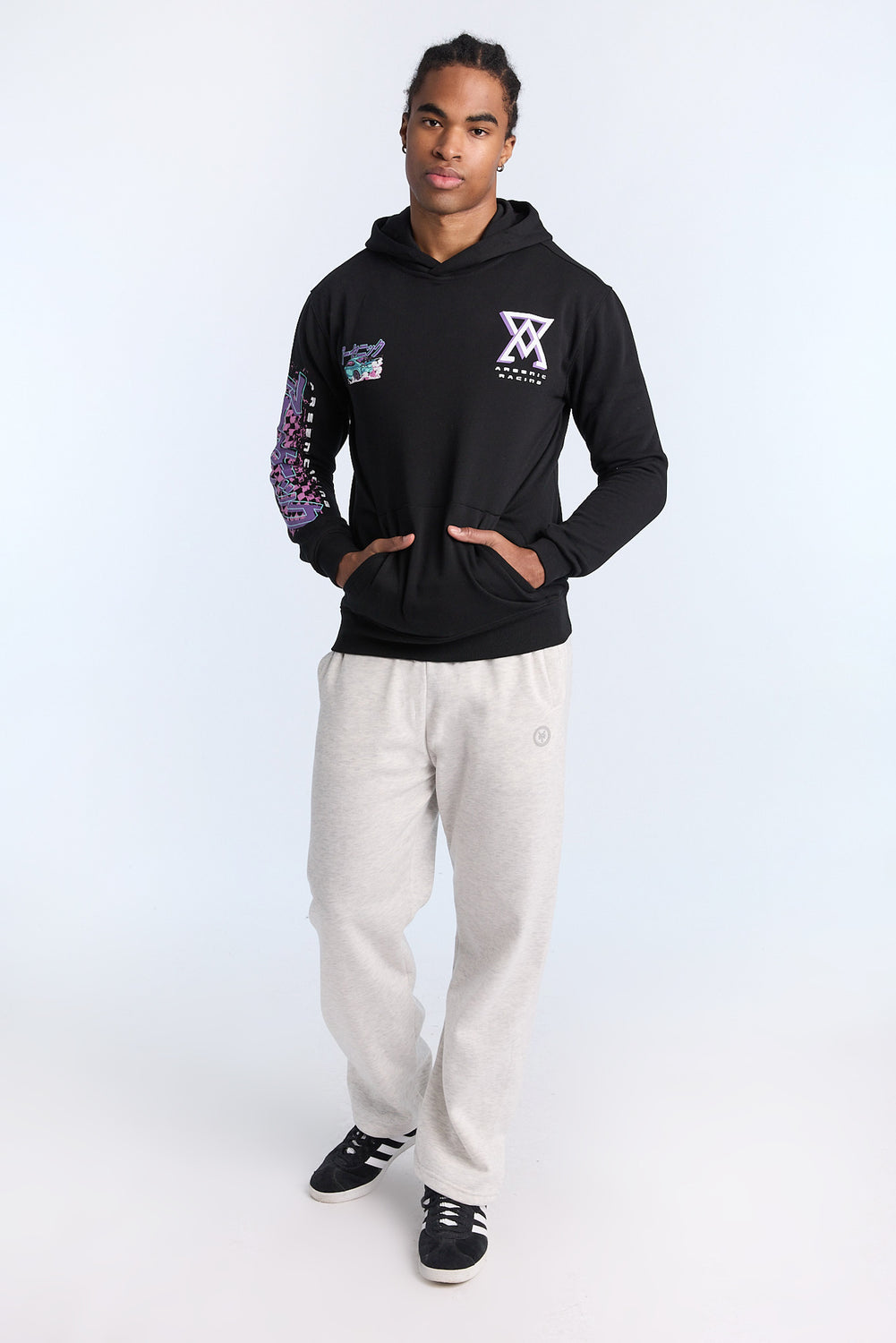 Arsenic Mens Racing Graphic Hoodie Arsenic Mens Racing Graphic Hoodie