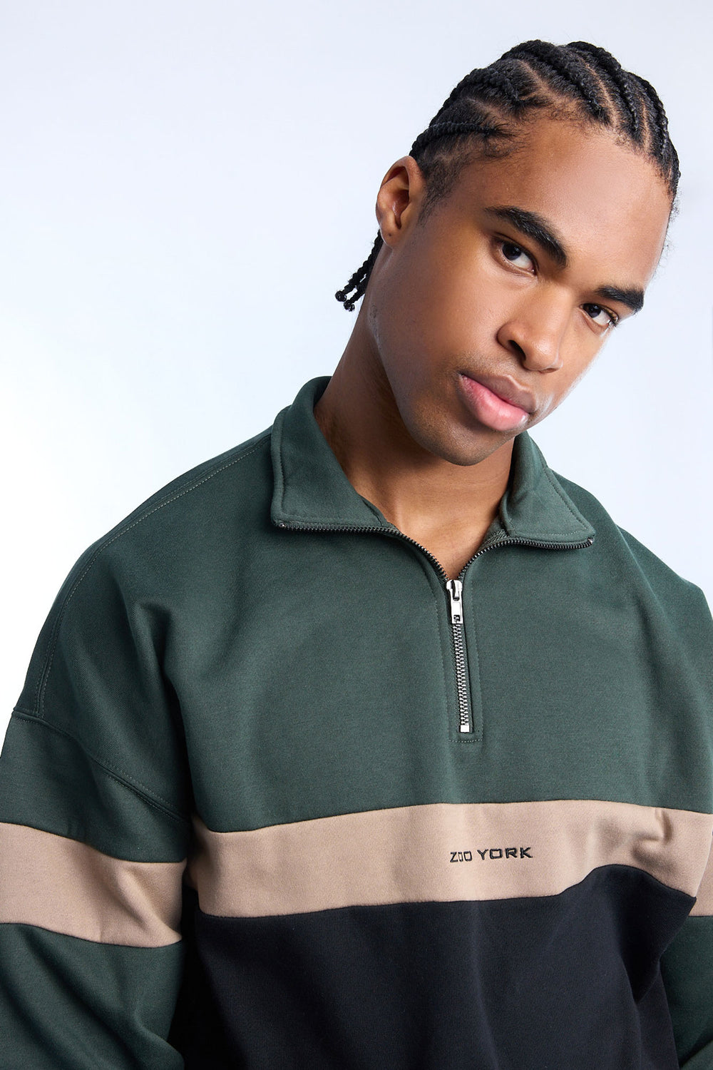 Zoo York Mens 1/4 Zip Sweatshirt Zoo York Mens 1/4 Zip Sweatshirt