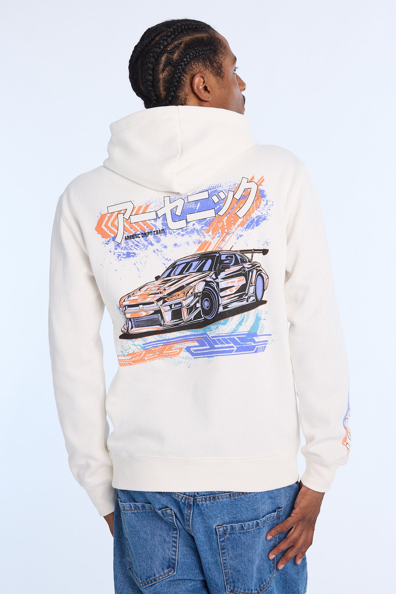 Arsenic Mens Racing Graphic Hoodie - /