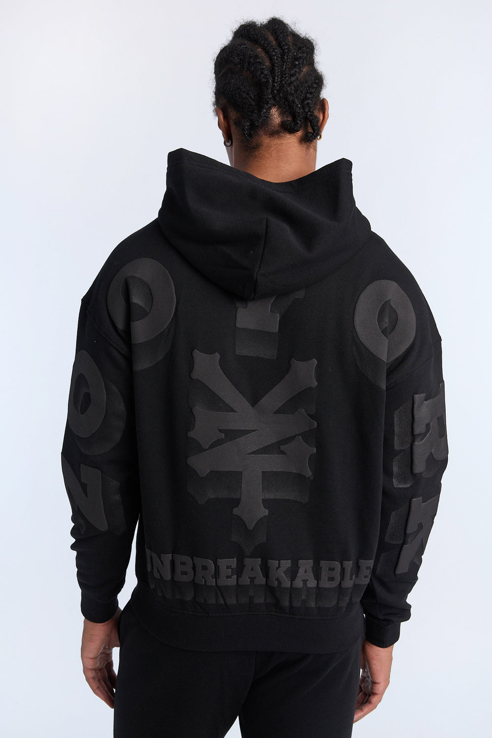 Haut à capuchon imprimé logo ton sur ton Zoo York homme Haut à capuchon imprimé logo ton sur ton Zoo York homme