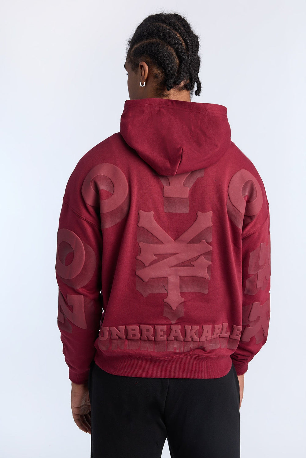 Haut à capuchon imprimé logo ton sur ton Zoo York homme Haut à capuchon imprimé logo ton sur ton Zoo York homme