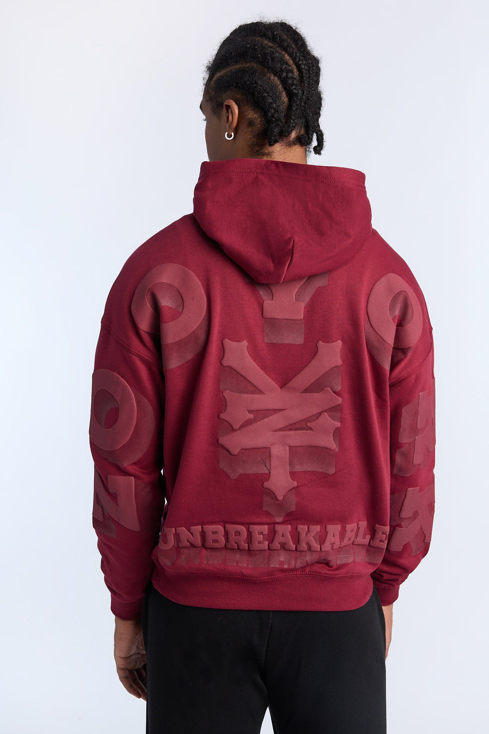 Zoo York Mens Tonal Logo Graphic Hoodie Zoo York Mens Tonal Logo Graphic Hoodie