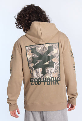 Zoo York Mens Tree Camo Box Logo Hoodie