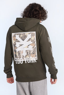 Haut à capuchon camouflage arbres Zoo York homme