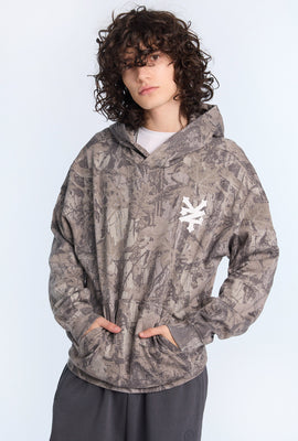 Haut à capuchon imprimé camouflage arbres Zoo York homme
