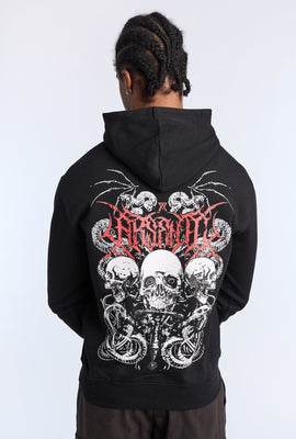 Arsenic Mens Skulls Graphic Hoodie