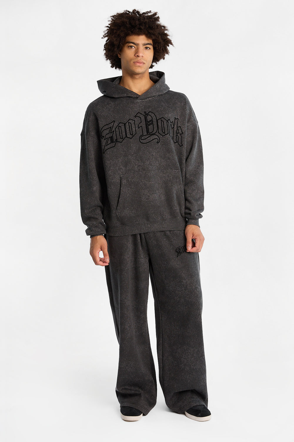Zoo York Graphic Washed Boxy Hoodie Zoo York Graphic Washed Boxy Hoodie
