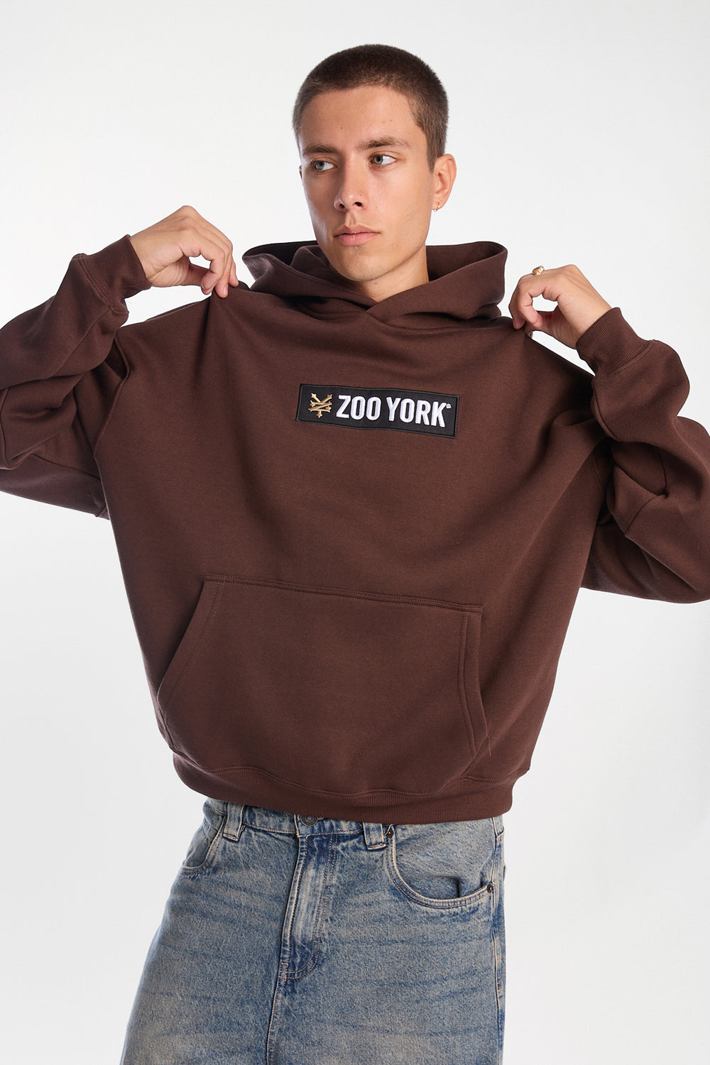 Haut à capuchon à logo boîte Zoo York Haut à capuchon à logo boîte Zoo York