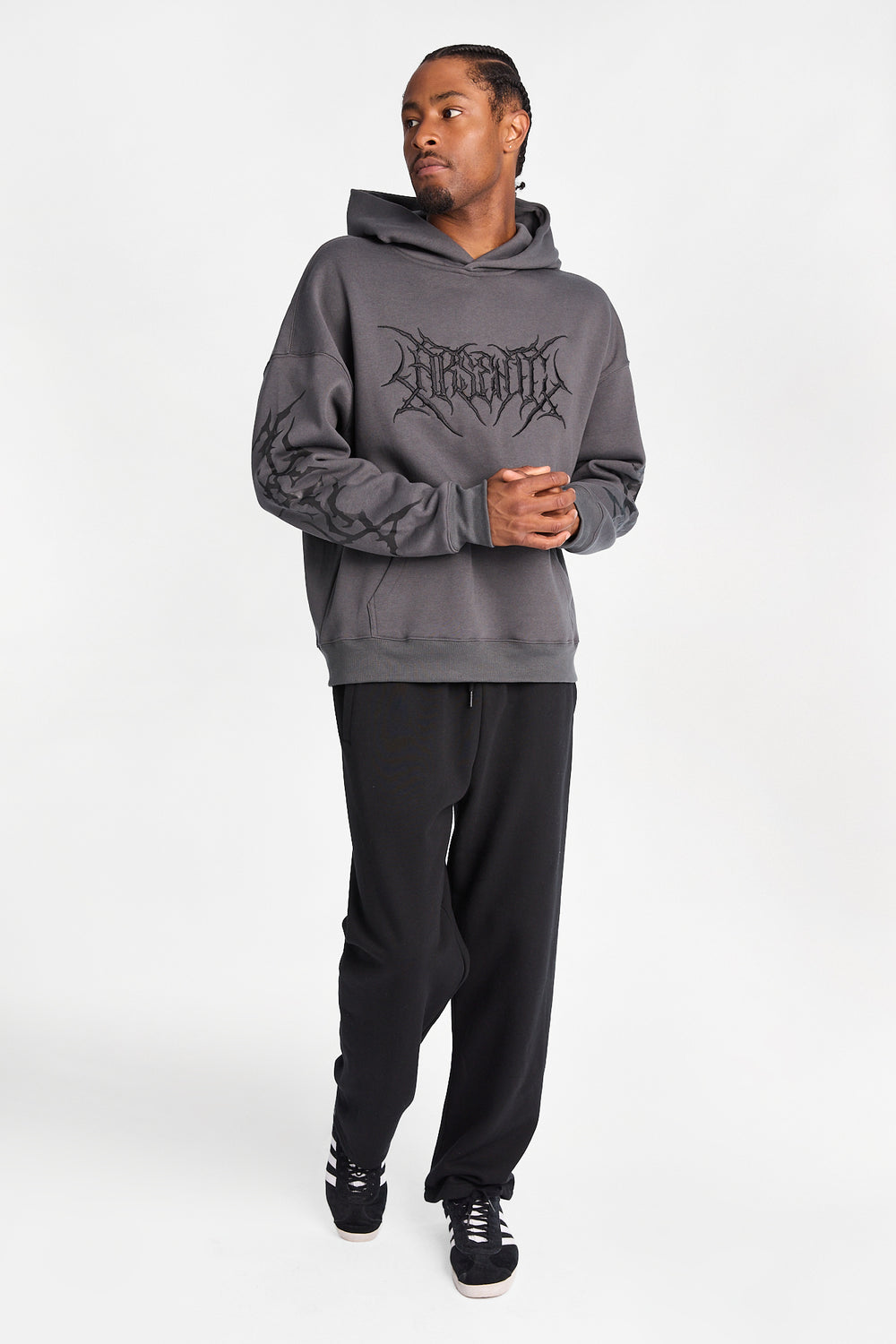 Arsenic Embroidered Boxy Hoodie Arsenic Embroidered Boxy Hoodie