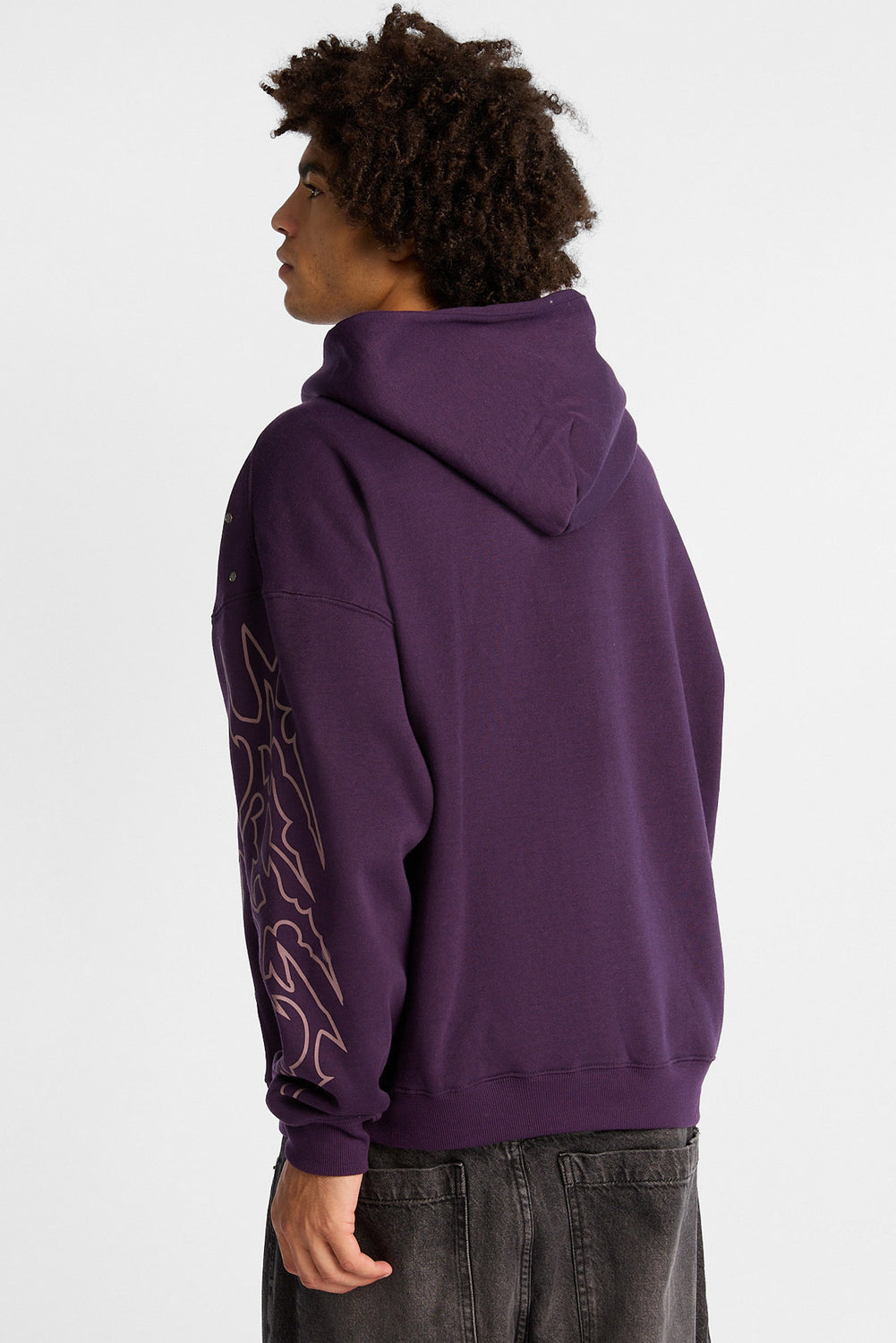 Arsenic Graphic Studded Boxy Hoodie Arsenic Graphic Studded Boxy Hoodie
