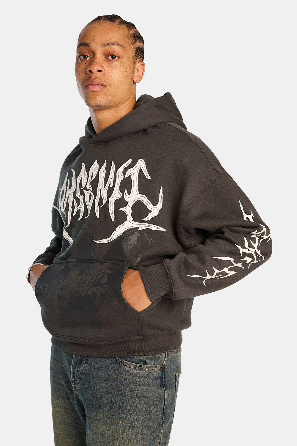 Arsenic Grim Reaper Boxy Hoodie Arsenic Grim Reaper Boxy Hoodie