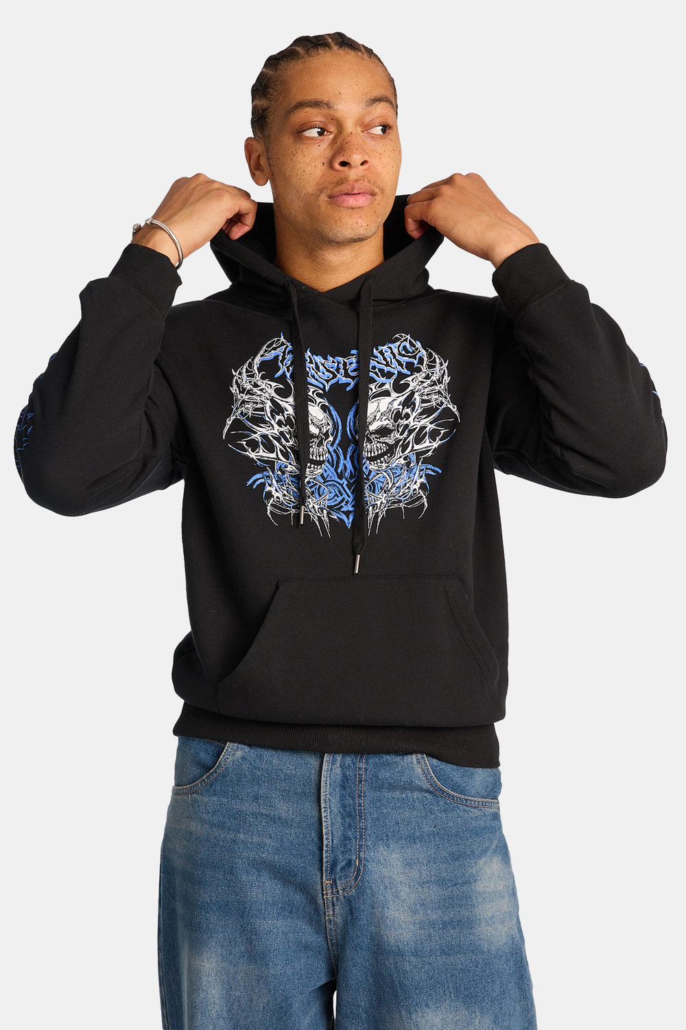 Arsenic Webbed Skulls Graphic hoodie Arsenic Webbed Skulls Graphic hoodie