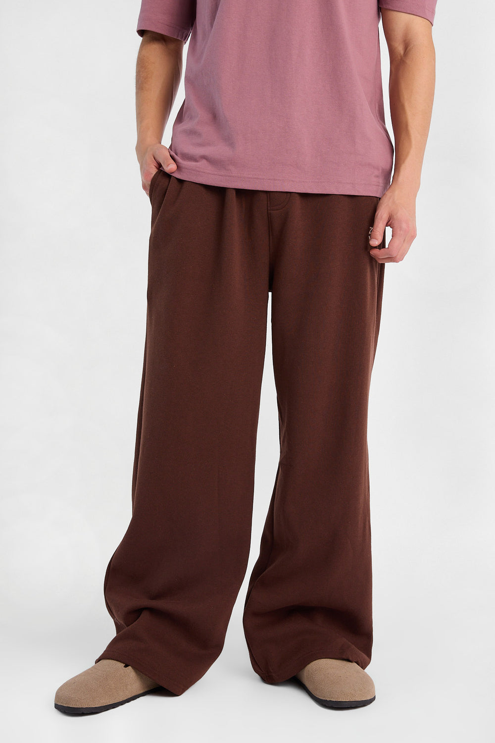 Pantalon en molleton à jambe ultra-ample Zoo York Pantalon en molleton à jambe ultra-ample Zoo York