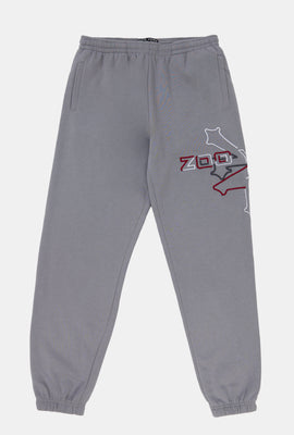 Zoo York Mens 3D Embroidered Logo Sweatpant