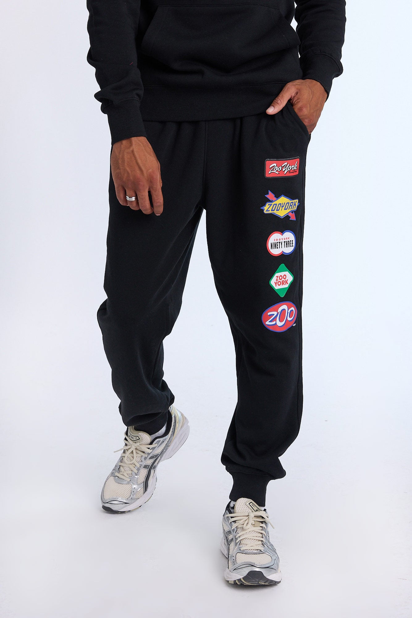 Zoo York Mens Multi Logo Fleece Jogger - /