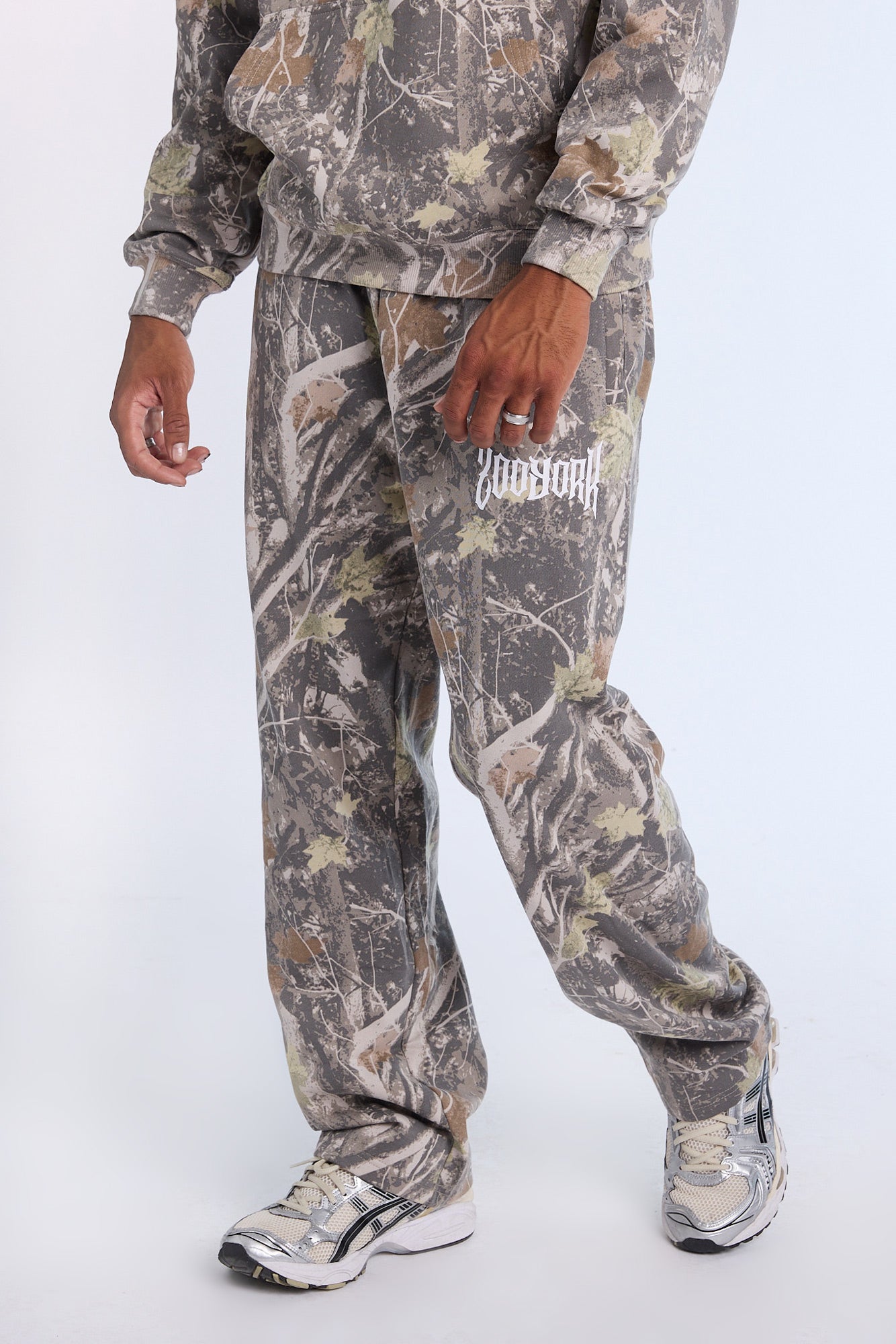 Zoo York Mens Tree Camo Straight Leg Sweatpant - /