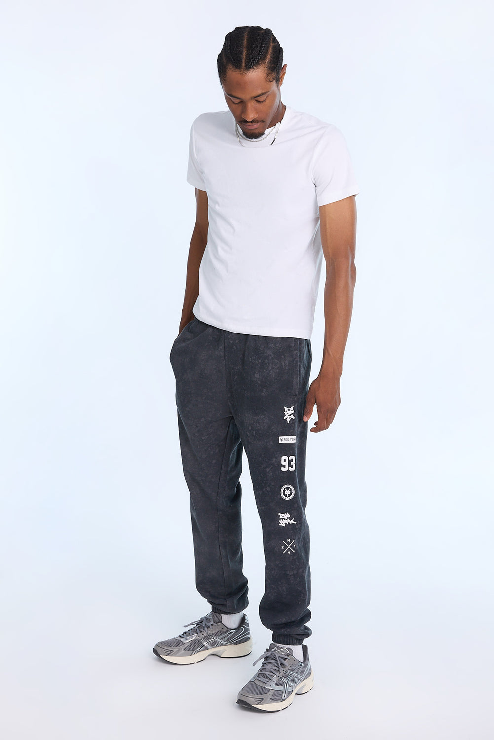 Zoo York Mens Allover Print Sweatpant Zoo York Mens Allover Print Sweatpant